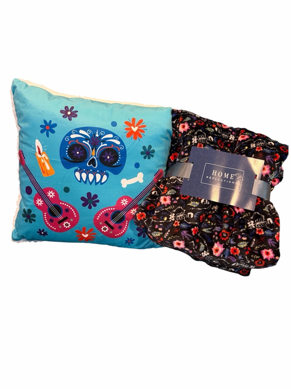 Day of the Dead Decorative Throw Pillow & Blanket